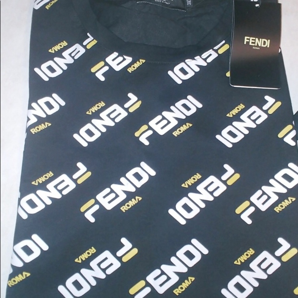Mens Brand New Fendi Shirt and Hat